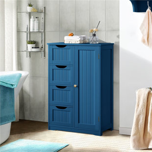 Wayfair | Blue Bathroom Cabinets & Shelving You'll Love in 2022